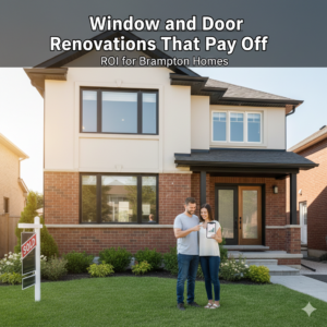 Window and Door Renovation ROI in Brampton