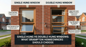 Single Hung vs Double Hung Windows
