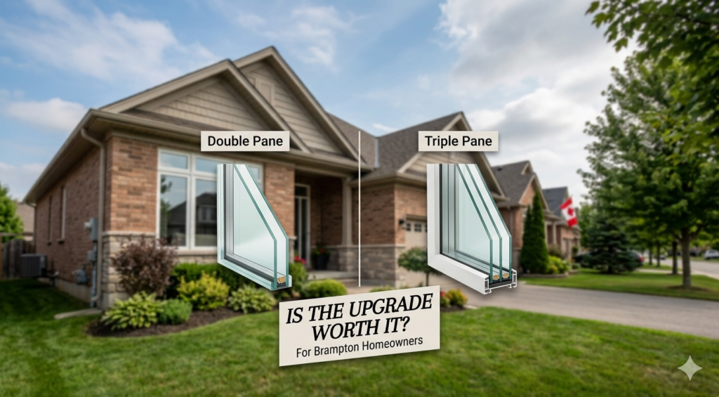 Triple Pane vs Double Pane Windows in Brampton