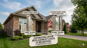 Front Door Replacement Cost Brampton: 2026 Local Prices