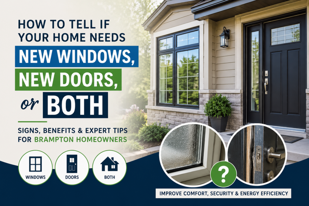 Do You Need New Windows or Doors? A Complete Brampton Homeowner's Guide