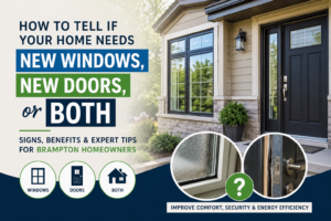 Do You Need New Windows or Doors? A Complete Brampton Homeowner's Guide