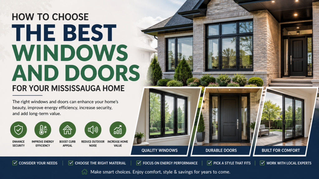Windows and Doors for Your Mississauga Home