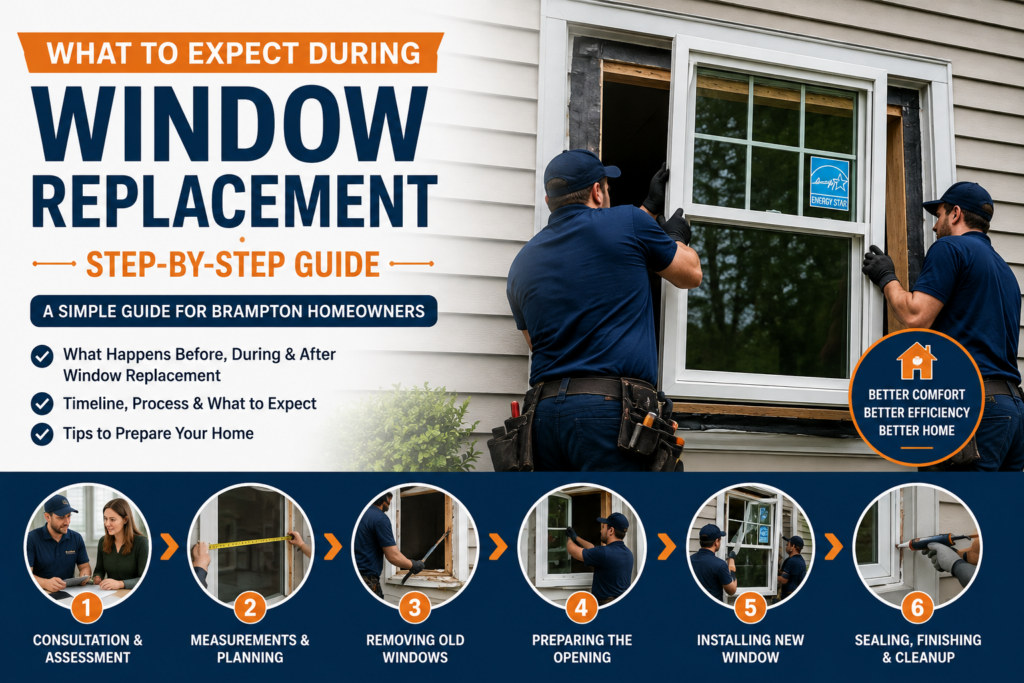 Window Replacement Process: What Brampton Homeowners Should Know