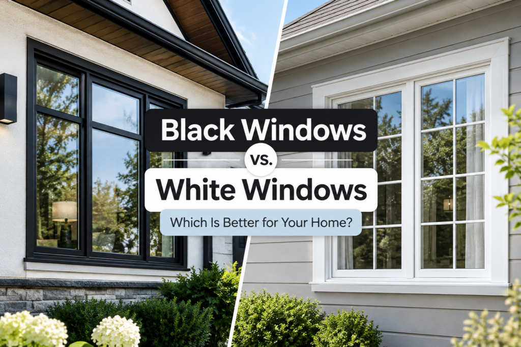 Black vs white windows